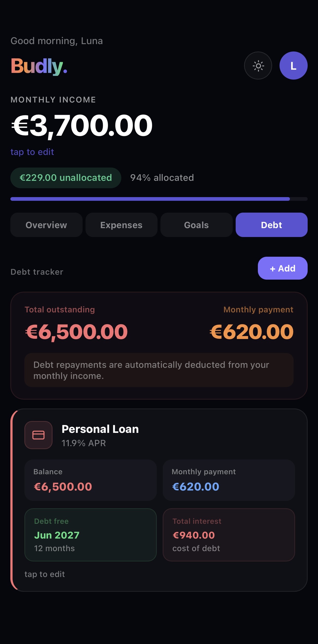Debt